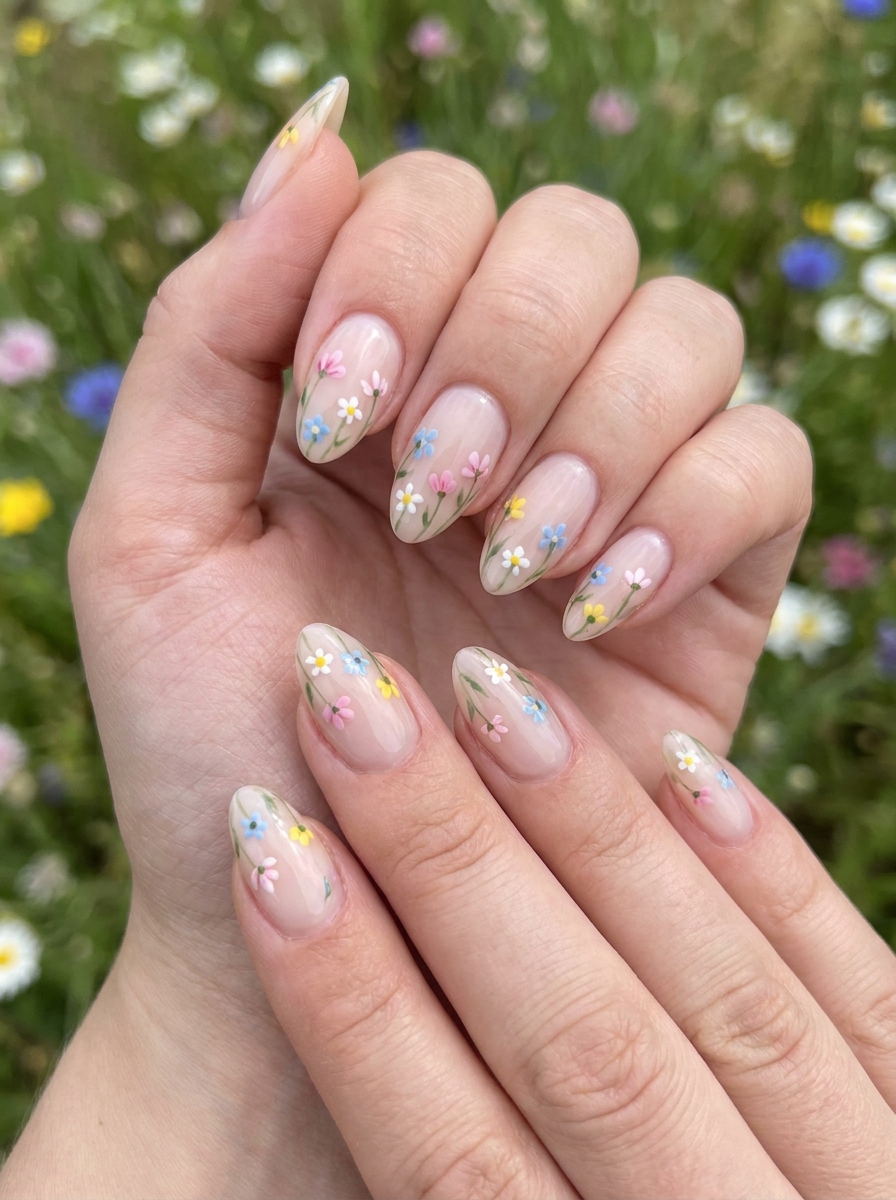 Wildflower Meadow Nails